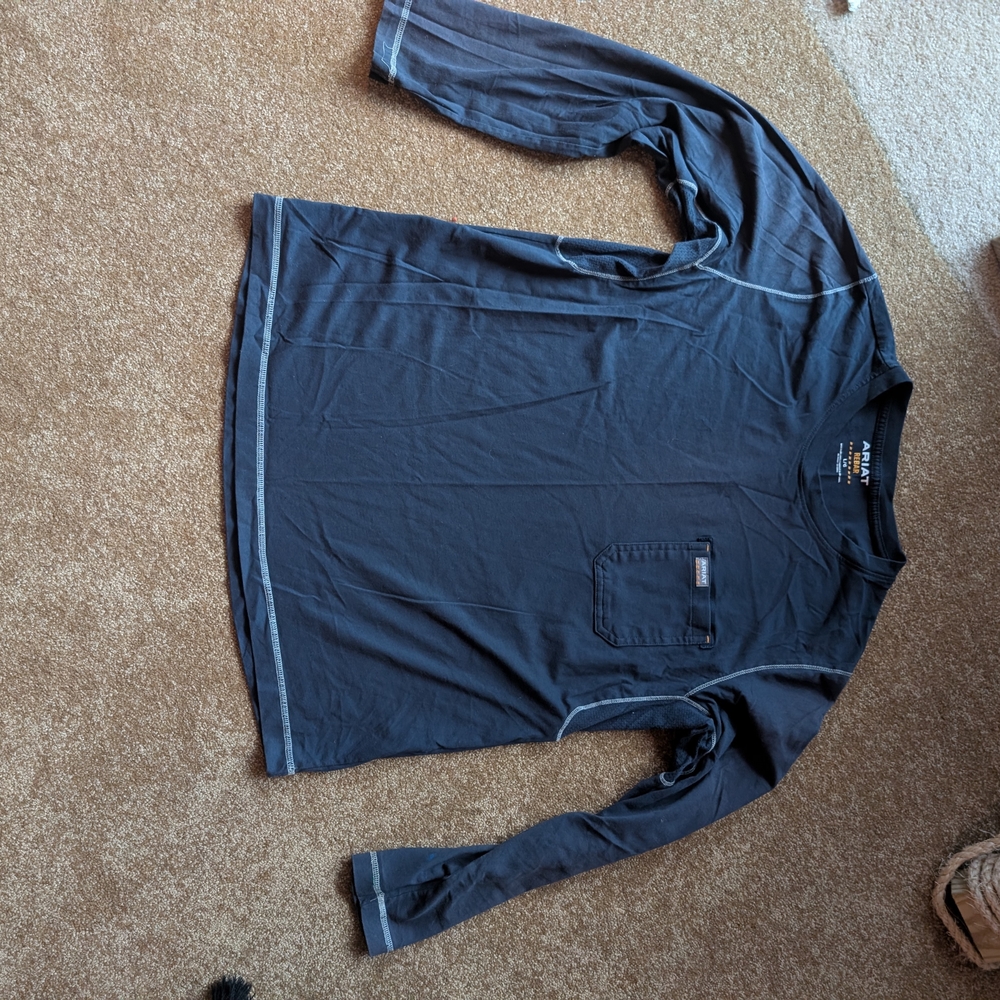 Men's Black Long Sleeve Shirt